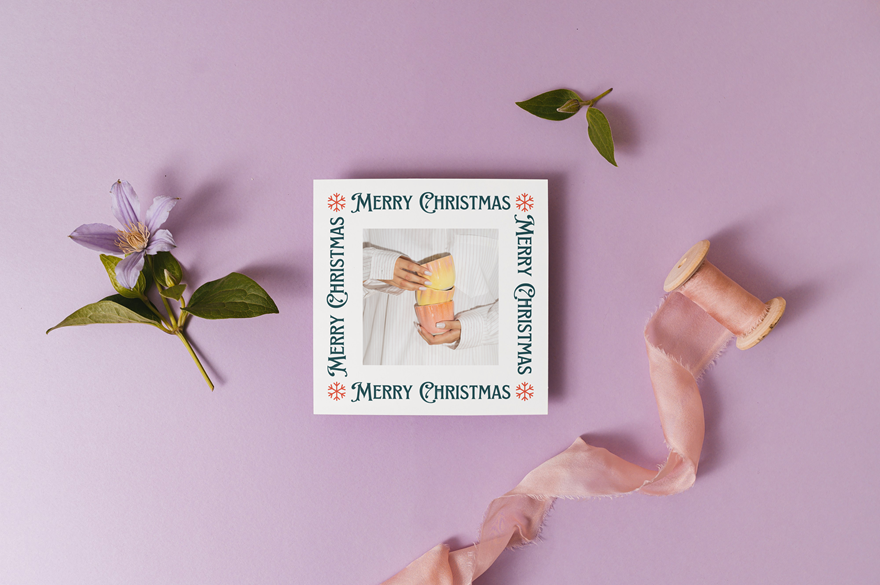 Zestaw świątecznych kartek do druku - obrazek 3